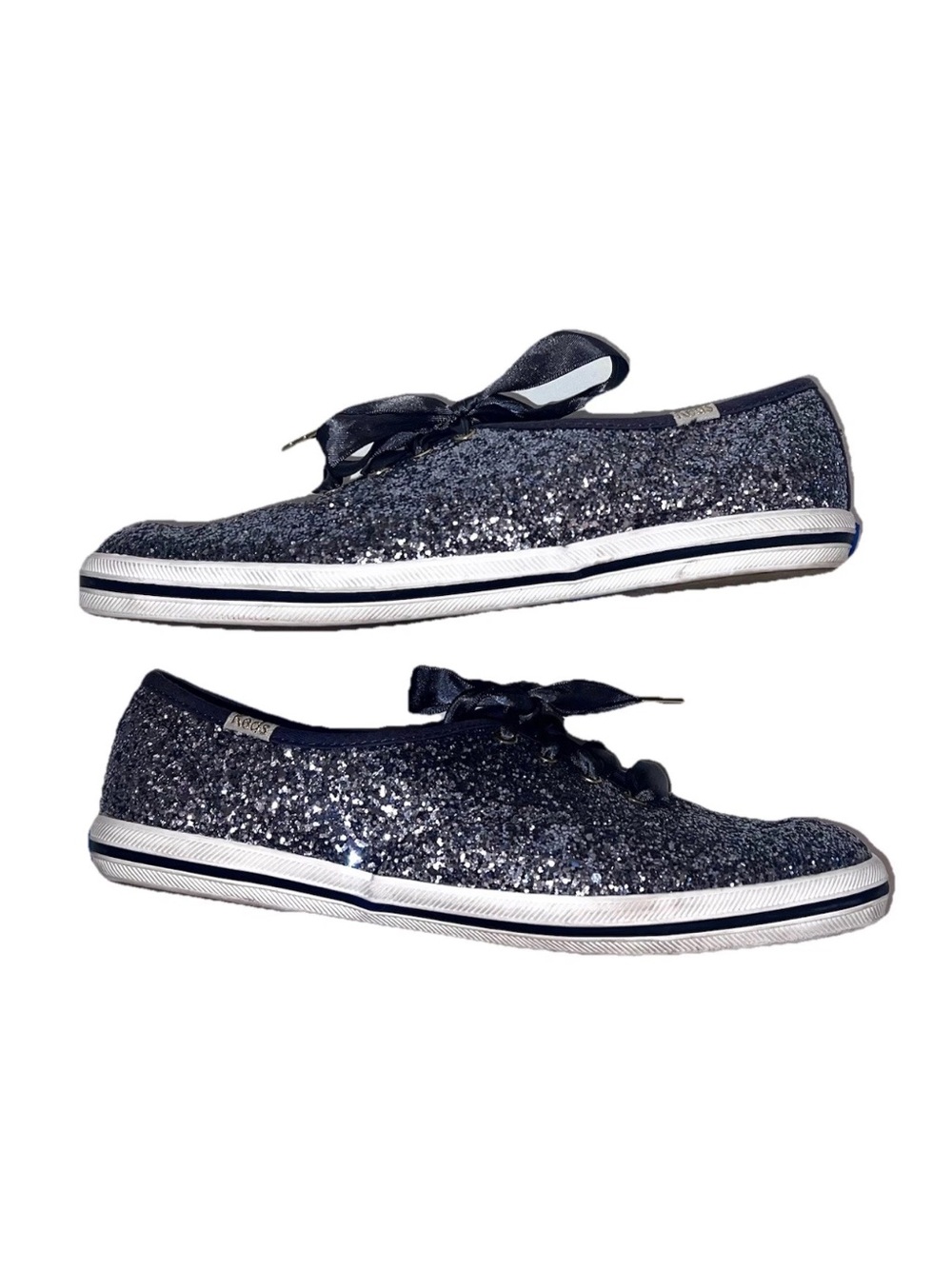 Kate Spade x Keds Champion Glitter Sneakers Shoes Sz 7
